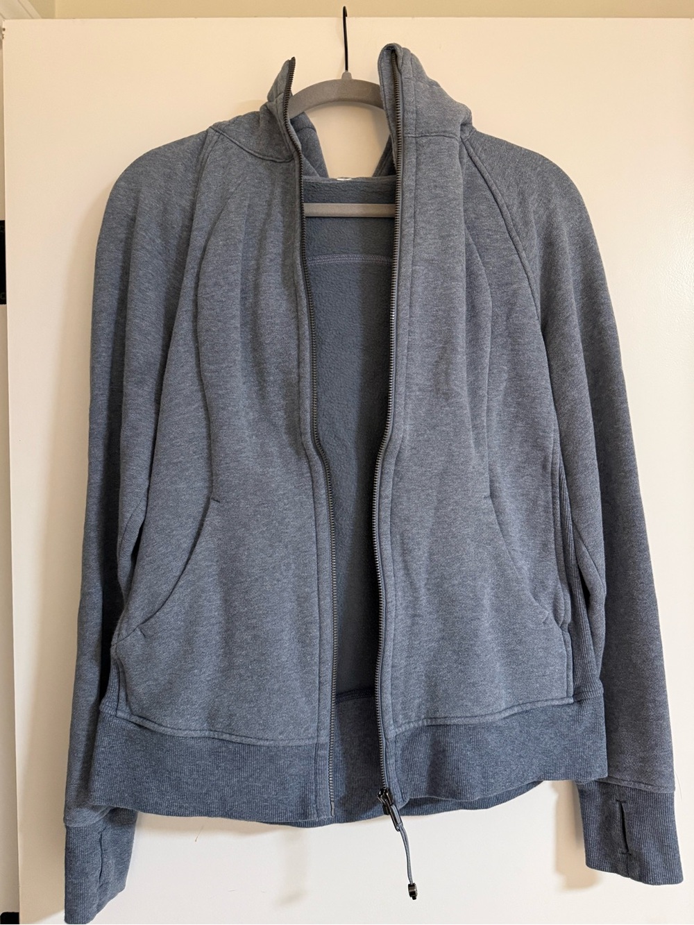 Lululemon Scuba Hoodie Heathered Speckled True Navy Size 10 - Picture 9 of 9
